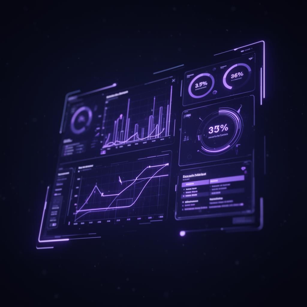 Painel holográfico de trakeamento